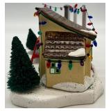 Department 56 Snow Village Village Greenhouse and Tree Lot Accessory Set