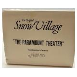 Department 56 Snow Village The Paramount Theater Handpainted Ceramic