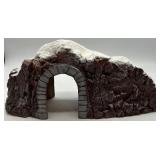 Department 56 Village Mountain Tunnel and Village Mountain Set with Frosted Trees