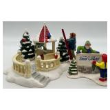Department 56 Snow Village Village Gazebo & Accessories Set