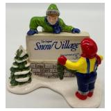 Department 56 Snow Village Village Gazebo & Accessories Set