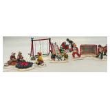 Department 56 Snow Village Winter Play Ceramic Accessories