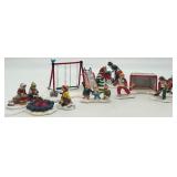 Department 56 Snow Village Winter Play Ceramic Accessories