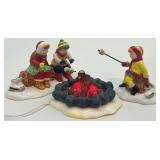 Department 56 Snow Village Winter Play Ceramic Accessories
