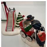 Department 56 Snow Village Winter Play Ceramic Accessories