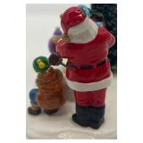 Department 56 Snow Village Santa Comes to Town 1996 and 1998 Ceramic Figurines