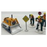 Department 56 Snow Village Figures: Sno-Jet Snowmobile, Let It Snow, Men at Work