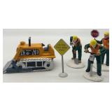 Department 56 Snow Village Figures: Sno-Jet Snowmobile, Let It Snow, Men at Work