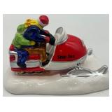 Department 56 Snow Village Figures: Sno-Jet Snowmobile, Let It Snow, Men at Work