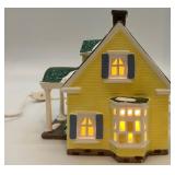 Department 56 Snow Village North Creek Cottage with Flag Pole Accessory