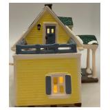 Department 56 Snow Village North Creek Cottage with Flag Pole Accessory