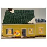 Department 56 Snow Village North Creek Cottage with Flag Pole Accessory