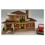 Department 56 Snow Village Prairie House with Pick-Up Truck Accessory