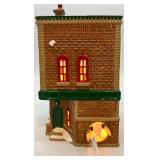 Department 56 Snow Village The Christmas Shop Handpainted Ceramic Lighted Building with Bench