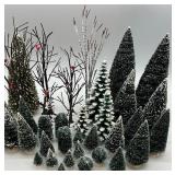 Department 56 Snow-Covered Miniature Christmas Trees and Winter Scene Trees