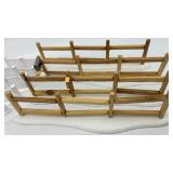 Department 56 Village Fencing, Gate, Milk Truck, and Figure Set