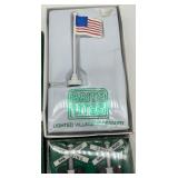 Department 56 Holiday Village Accessory Collection with Lighted Railroad Crossing, Fences, Trees, and Benches