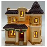 The Old Granville House of Bedford Falls Illuminated Porcelain Holiday Building