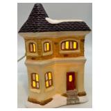 The Old Granville House of Bedford Falls Illuminated Porcelain Holiday Building
