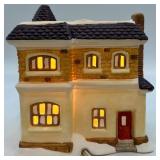 The Old Granville House of Bedford Falls Illuminated Porcelain Holiday Building