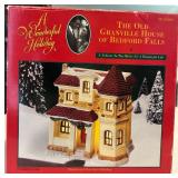 The Old Granville House of Bedford Falls Illuminated Porcelain Holiday Building