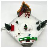Department 56 North Pole Village Santa Photo Scene