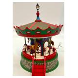 Department 56 Village Animated Woodland Carousel Holiday Decor