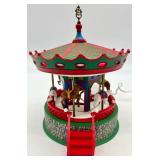 Department 56 Village Animated Woodland Carousel Holiday Decor