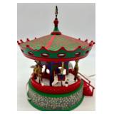 Department 56 Village Animated Woodland Carousel Holiday Decor
