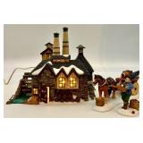 Department 56 Dickens Village London Gin Distillery and Load Up The Wagon