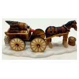 Department 56 Dickens Village London Gin Distillery and Load Up The Wagon