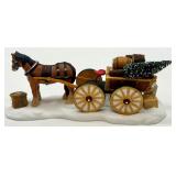 Department 56 Dickens Village London Gin Distillery and Load Up The Wagon