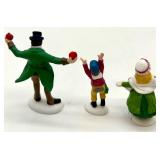 Heritage Village Seton Morris Spice Merchant Gift Set with Figures and Trees