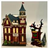 Department 56 Heritage Village Brighton School and Snow Village Kids Tree House