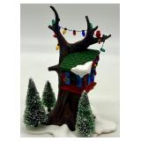 Department 56 Heritage Village Brighton School and Snow Village Kids Tree House