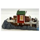 Heritage Village Collection Emily Louise Ship and Pier Village Accessory Set