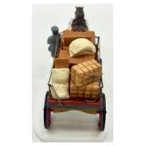 Department 56 Heritage Village Collection Antiquarian Bookseller and Gourmet Chocolates Delivery Wagon