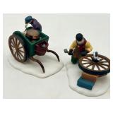 Department 56 Heritage Village Collection Antiquarian Bookseller and Gourmet Chocolates Delivery Wagon