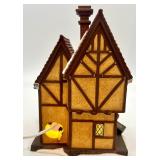 Christmas Village Lighted Lydbury Trunk Shop with Vintage Delivery Truck