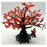 Department 56 Village Accessories Fall Tree Set with Figurines