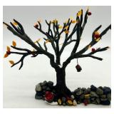 Department 56 Village Accessories Fall Tree Set with Figurines
