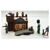 Department 56 Village Accessories and Train Station Set