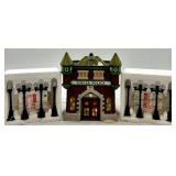 Heritage Village Cobles Police Station with 8 Boulevard Lampposts