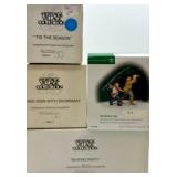 Heritage Village Collection Christmas Village Figures and Trees Set