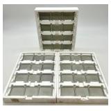 Department 56 Village Hand painted Metal Chain Link Fence Accessories with Gate and Extensions