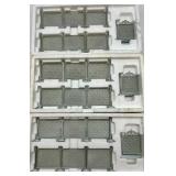 Department 56 Village Hand painted Metal Chain Link Fence Accessories with Gate and Extensions