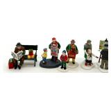 Department 56 Frogmore Chemist Illuminated Village Building with 7 Holiday Figures