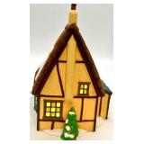 Department 56 Frogmore Chemist Illuminated Village Building with 7 Holiday Figures