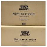 Heritage Village Collection North Pole Series Porcelain Buildings Set