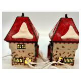 Heritage Village Collection North Pole Series Porcelain Buildings Set